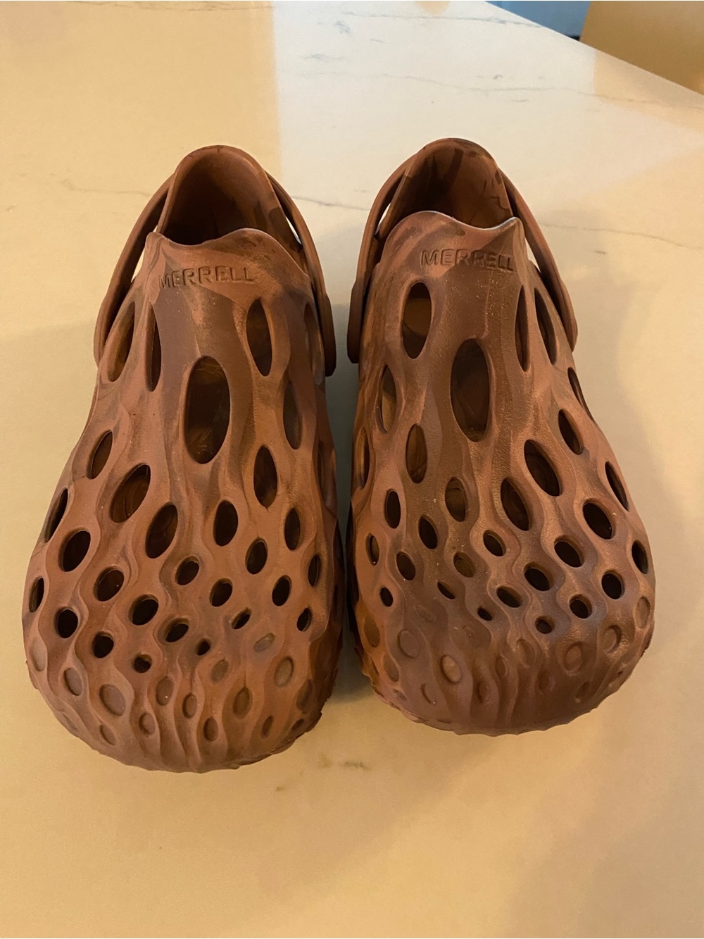 Merrell Hydro Mocs Unisex M6.5 W8 Dusty Mauve Vented Slip-On Hiking Water Shoes